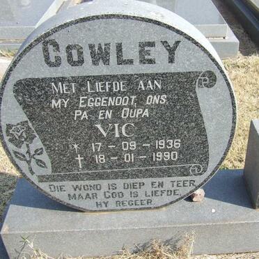 COWLEY Vic 1936-1990