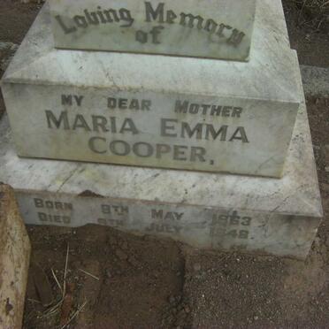COOPER Thomas 1862-1918 &amp; Maria Emma 1863-1948