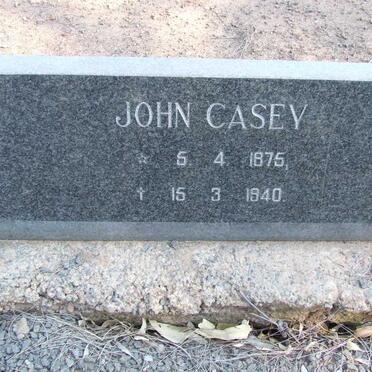 CASEY John 1875-1940