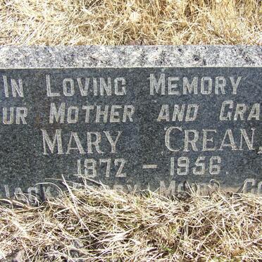 CREAN Mary 1872-1956