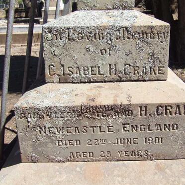 CRAKE C. Isabel H. -1901