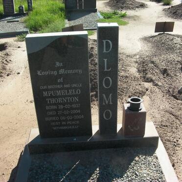 DLOMO Mpumelelo Thornton 1937-2004