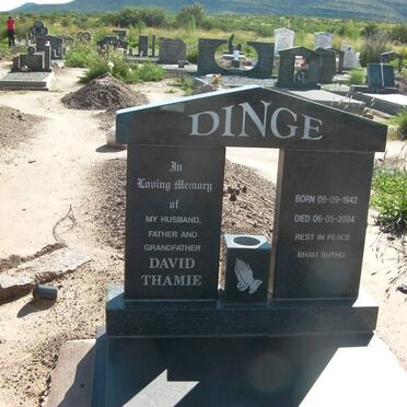 DINGE David Thamie 1942-2004