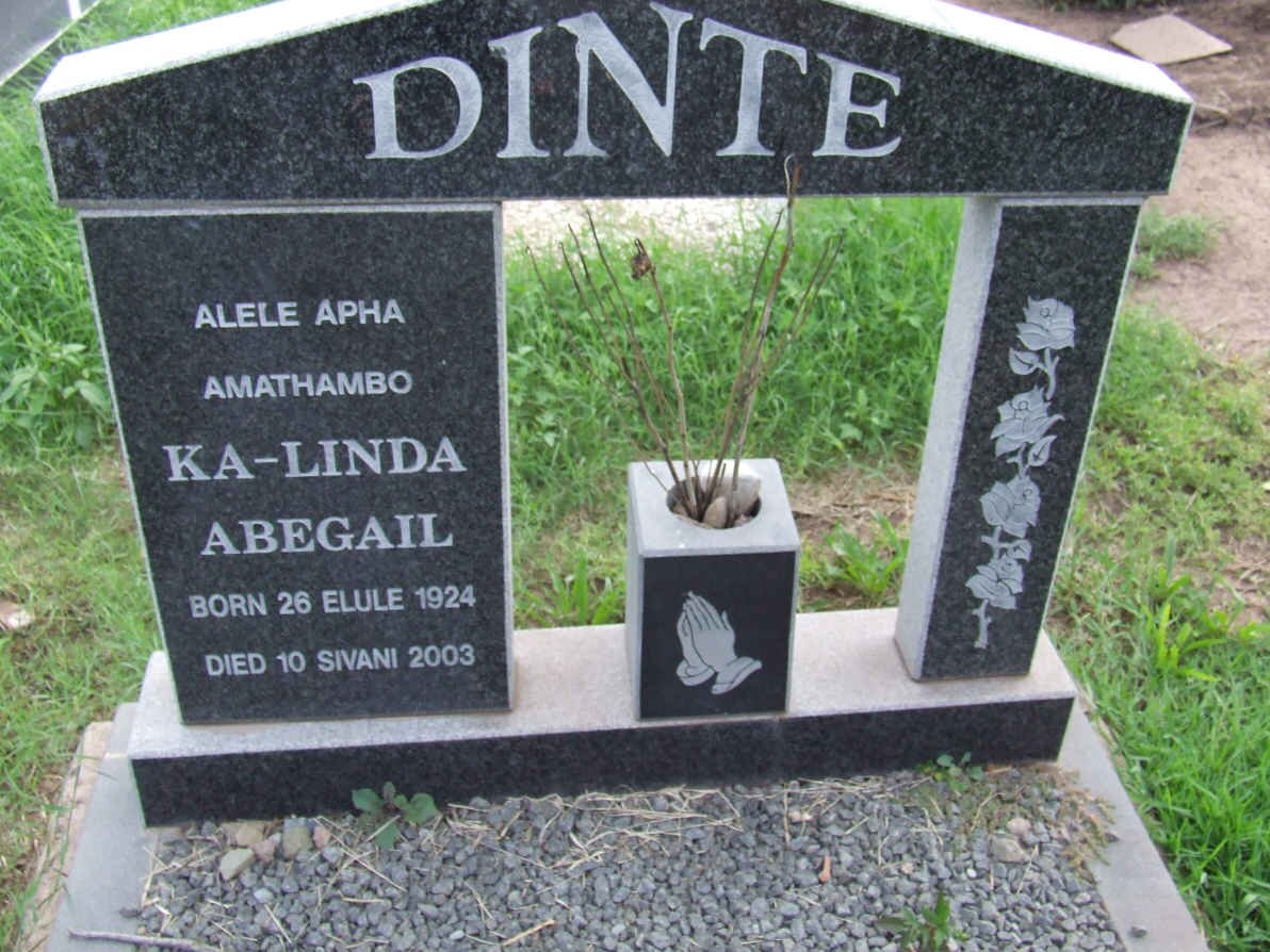 DINTE Ka-Linda Abegail 1924-2003
