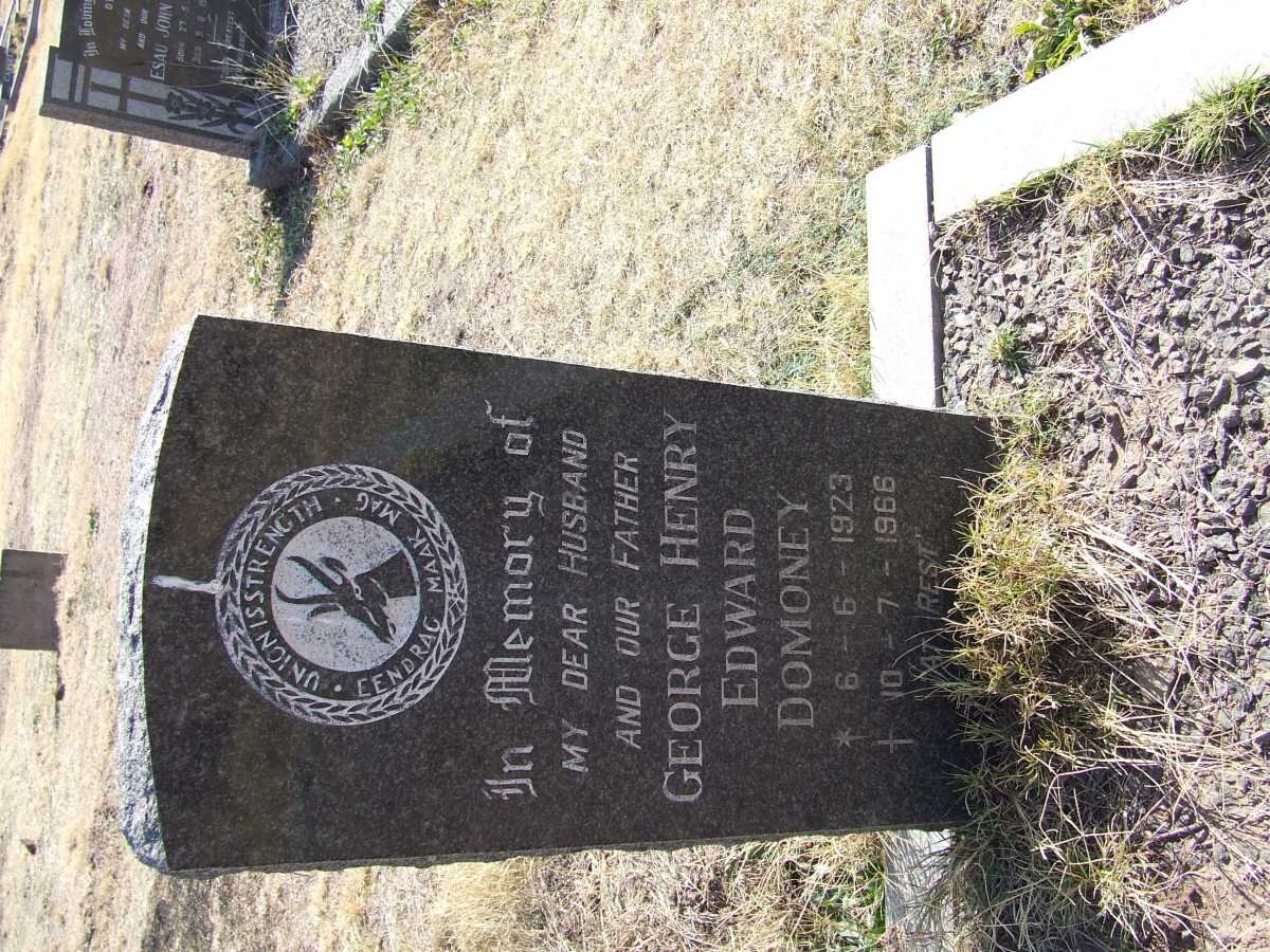 DOMONEY George Henry Edward 1923-1966