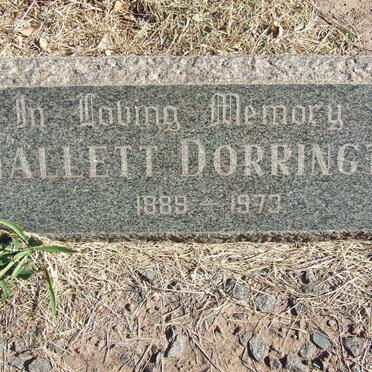 DORRINGTON Hallett 1889-1973