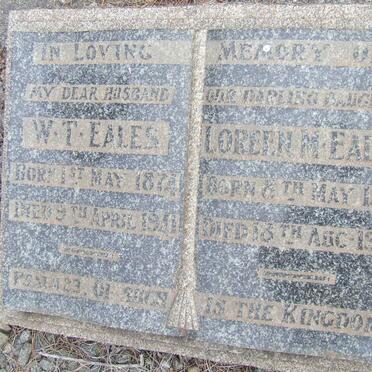 EALES W.T. 1874-1941 :: EALES Loreen M. 1925-1938 :: EALES Kate Maria 1895-1956