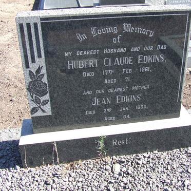 EDKINS Hubert Claude -1961 &amp; Jean -1980