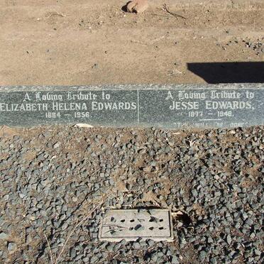EDWARDS Jessie 1877-1949 &amp; Elizabeth Helena 1884-1956