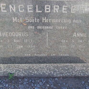 ENGELBRECHT Theodorus 1877-1954 &amp; Annie 1879-1955