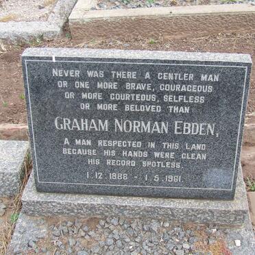 EBDEN Graham Norman 1888-1961