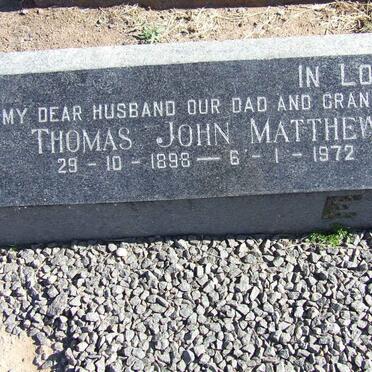 EKRON Thomas John Matthew 1898-1972
