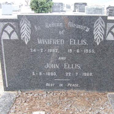 ELLIS John 1890-1968 &amp; Winifred 1892-1955