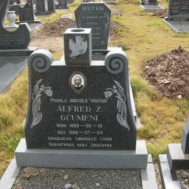 GCUMENI Alfred Z. 1899-1988