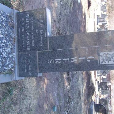 GEWERS Willem Johannes 1933-1973