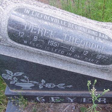 GEYER Derek Theodore 1951-1972