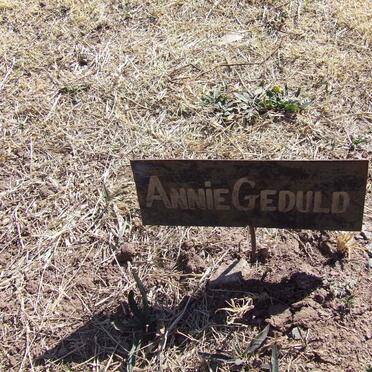 GEDULD Annie