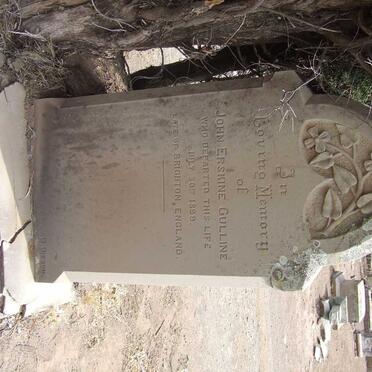 GULLINE John Erskine -1899