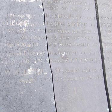 GIBBENS George -1850 :: GIBBENS Jane -1826 :: GIBBENS Will?bear -1834