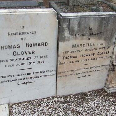 GLOVER Thomas Howard 1882-1966 &amp; Marcella -1936