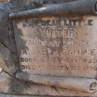 GAMMIE Victor 1899-1899 :: GAMMIE Mona -1902