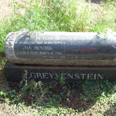 GREYVENSTEIN Jan Hendrik 1928-1966
