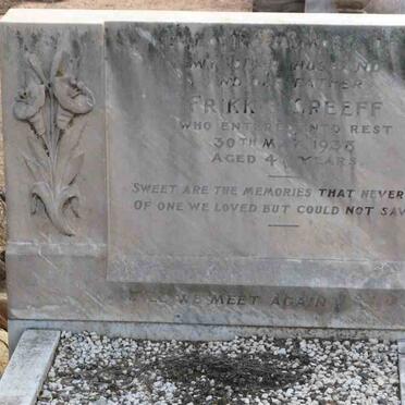 GREEFF Frikkie -1938