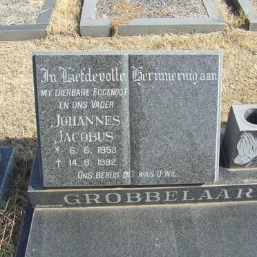 GROBBELAAR Johannes Jacobus 1953-1992