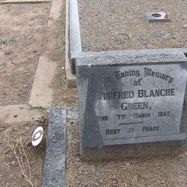 GREEN Linsley Gordon -1962 &amp; Winifred Blanche -1952