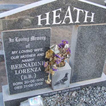 HEATH Bernadine Lorenza 1950-2002