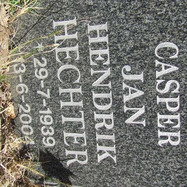 HECHTER Casper Jan Hendrik 1939-2004