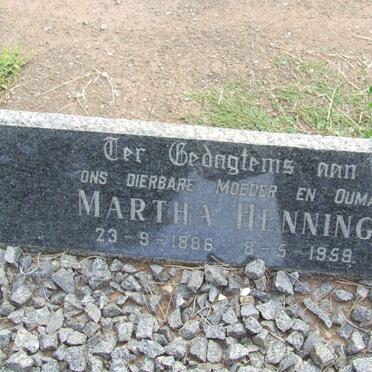 HENNING Martha 1886-1959