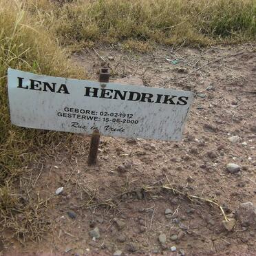 HENDRIKS Lena 1912-2000