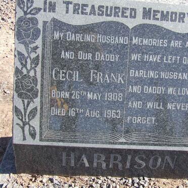 HARRISON Cecil Frank 1908-1963