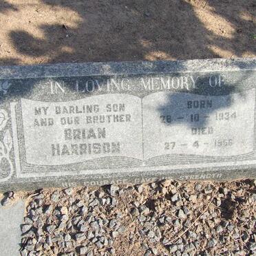 HARRISON Brian 1934-1956