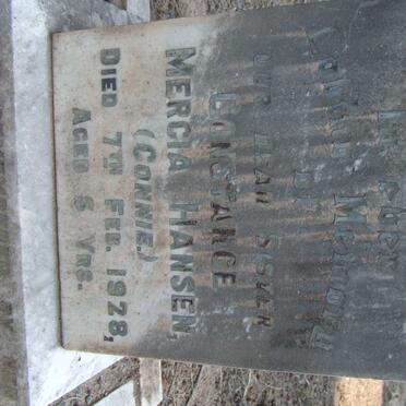 HANSEN Constance Mercia -1928