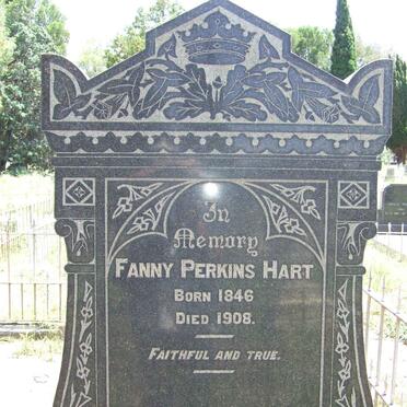 HART William Robert 1846-1924 &amp; Fanny Perkins 1846-1908