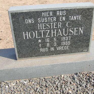 HOLTZHAUSEN Hester C. 1937-1985