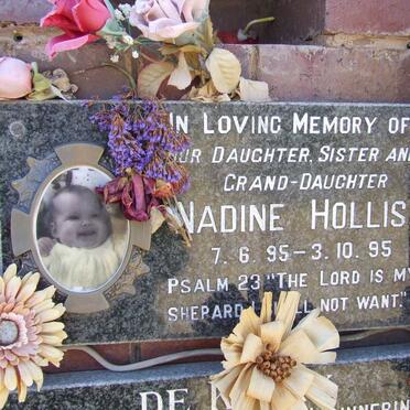 HOLLIS Nadine 1995-1995