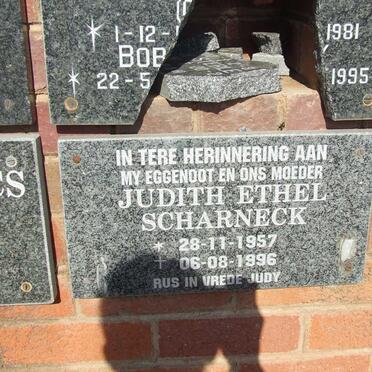 SCHARNECK Judith Ethel 1957-1996