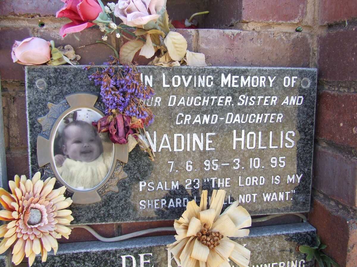 HOLLIS Nadine 1995-1995