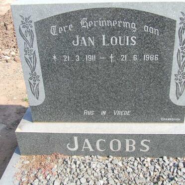 JACOBS Jan Louis 1911-1986