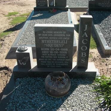 JACOBS Mththeleli 1988-2005