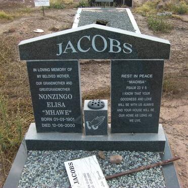JACOBS Nonzingo Eliza 1901-2000