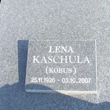 KASCHULA Oswald Julius 1922-1988 &amp; Lena  KOBUS 1926-2007