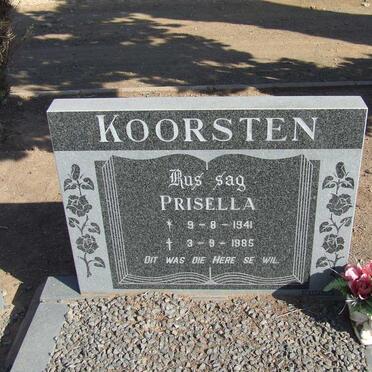 KOORSTEN Prisella 1941-1985