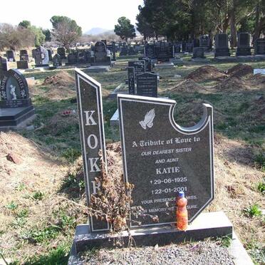 KOKRA Katie 1925-2001