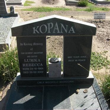 KOPANA Lumka Rebecca 1964-2002