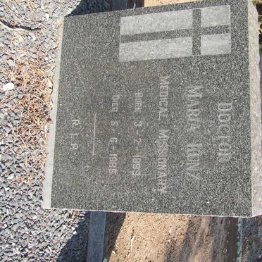 KUNZ Maria 1899-1985