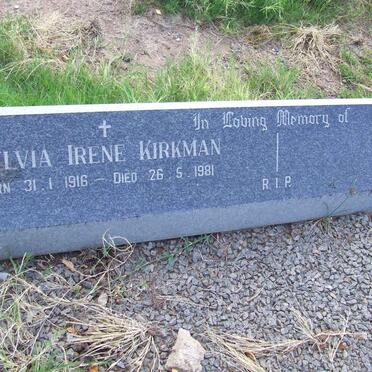 KIRKMAN Sylvia Irene 1916-1981